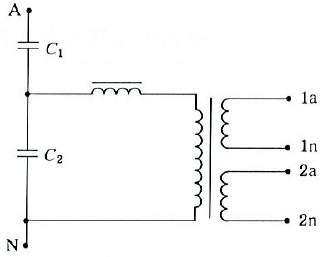 具有兩個二次繞組的單相互感器 具有兩個二次繞組的單相互感器