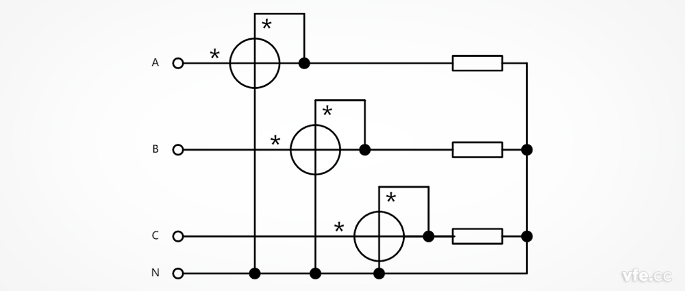 功率分析儀接線(xiàn)圖3P4W 功率分析儀接線(xiàn)圖3P4W
