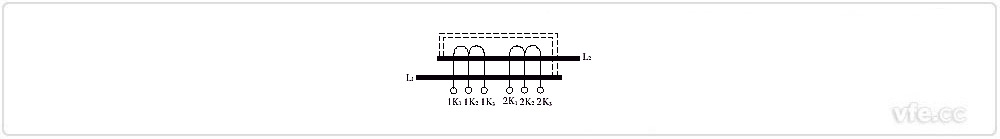 繞組可調(diào)電流互感器結(jié)構(gòu)原理圖(一次串聯(lián)方式) 繞組可調(diào)電流互感器結(jié)構(gòu)原理圖(一次串聯(lián)方式)