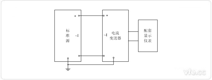 數(shù)字輸出電流變送器校準接線圖