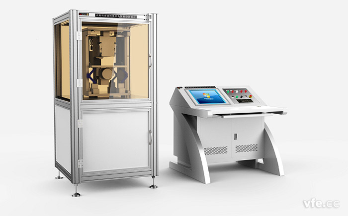 圖1 間隙傳感器的高低溫振動(dòng)試驗(yàn)臺(tái)效果圖 圖1 間隙傳感器的高低溫振動(dòng)試驗(yàn)臺(tái)效果圖