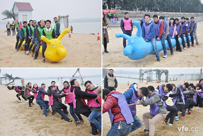 鴻運(yùn)彩球、眾星捧月、瘋狂毛毛蟲(chóng)和拔河比賽